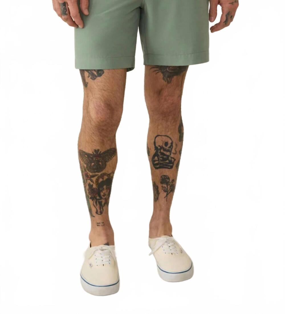 NEW FAHERTY men's all day short in trail olive